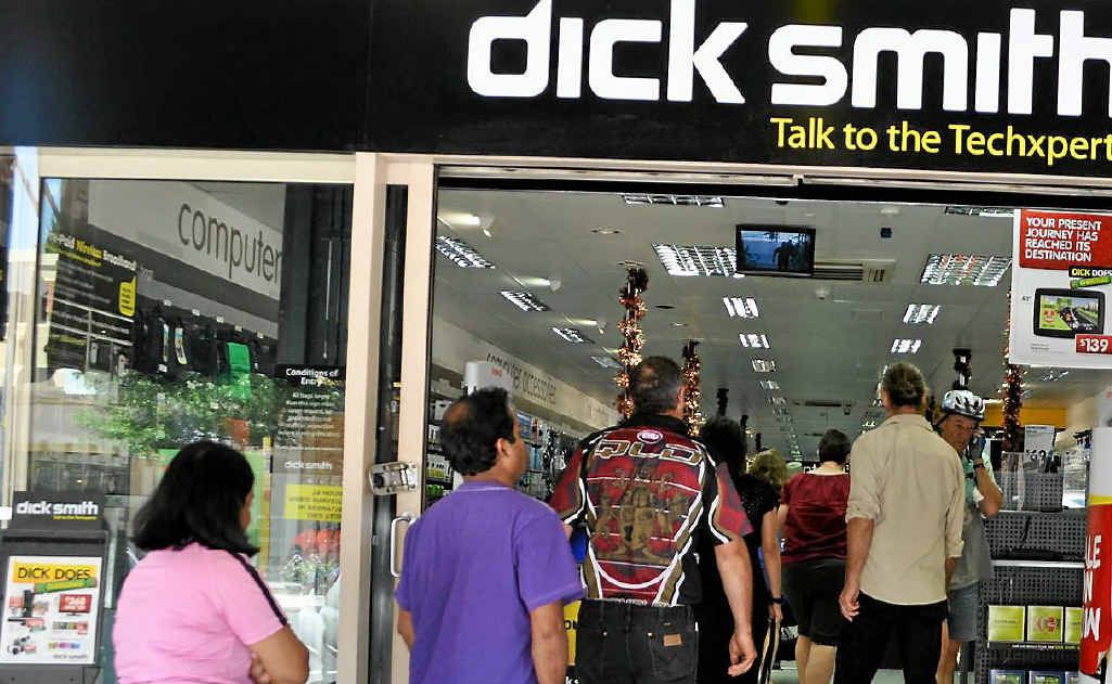 Scores of people made use of the Boxing Day sales in Warwick, here seen flocking into Dick Smith. Scores of people made use of the Boxing Day sales in Warwick, here seen flocking into Dick Smith.